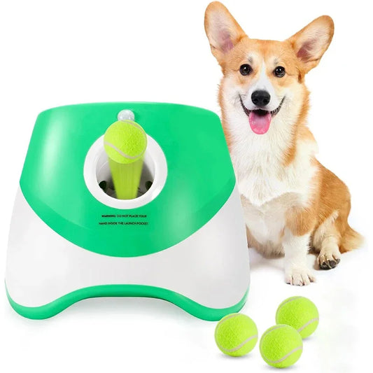 Automatic Dog Tennis Launcher - Fun Fetching for Energetic Pups! [US]